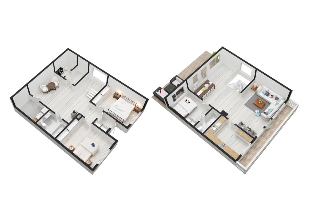 floor plan 3d display mode