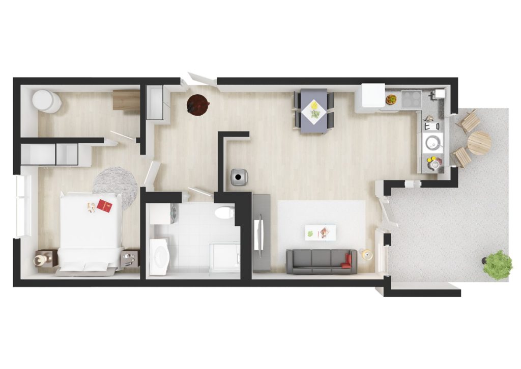 floor plan 3d display mode